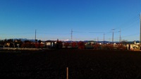 瑞穂町からの富士山と氷