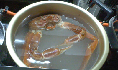 金目鯛とズワイ蟹