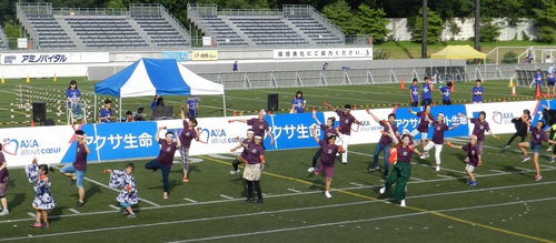 CIFAよさこいチーム　ブラインドサッカー全日本選手権で華麗な踊りを披露！