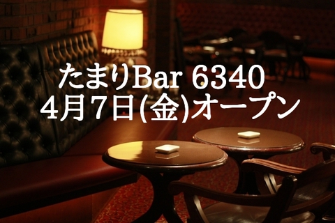 交流会＋ワークショップ = 「たまりBar 6340」 4/7オープン！！