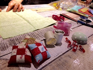 １２月２２日（木）は浅草橋「友安製作所カフェ」でminamiwaキルトカフェ開催！