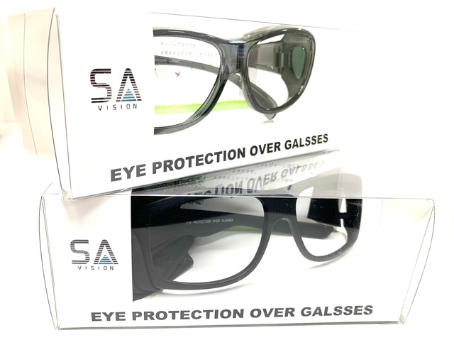 EYE PROTECTION OVER GLASSES