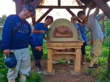 ユギムラ牧場のピザ窯