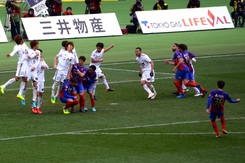 Jリーグ第2節FC東京vs.仙台／平山相太選手 引退セレモニー