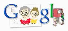 敬老の日のGoogleのロゴは