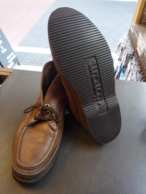 Russell Moccasin resoled #2060