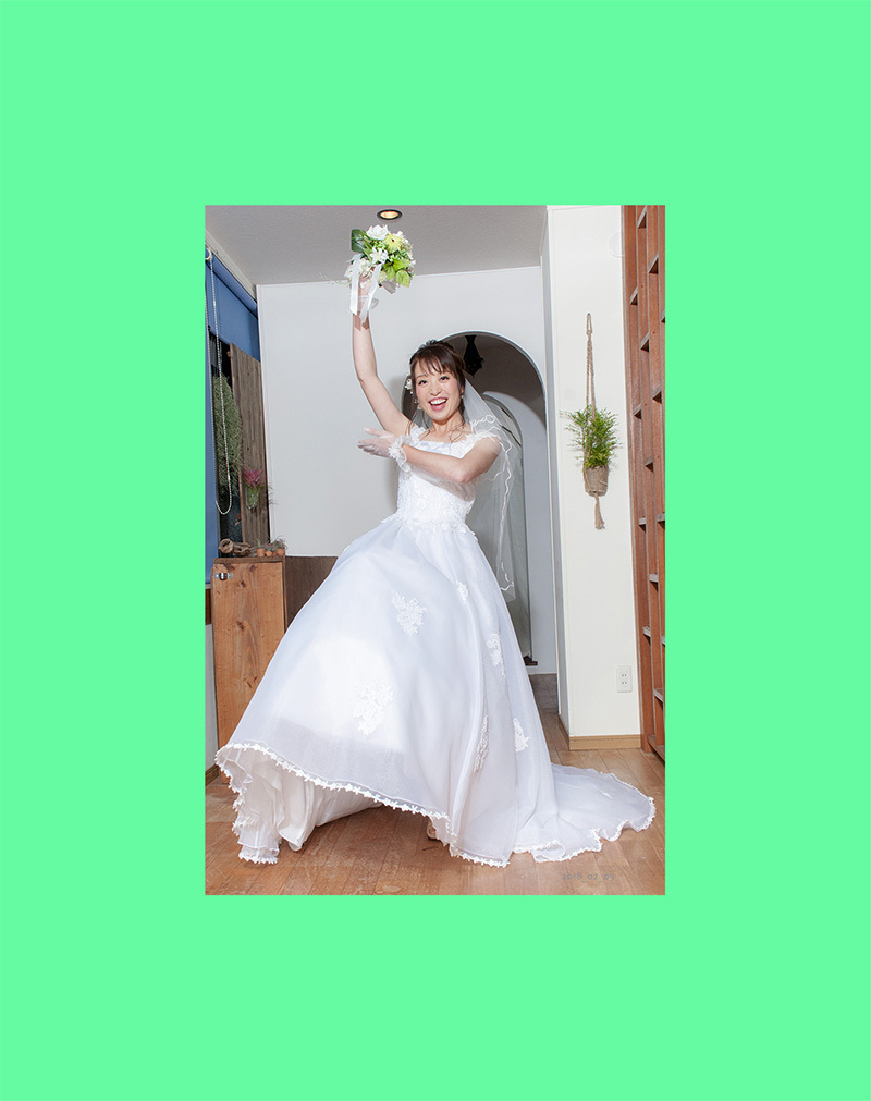 メグモンの花嫁衣装