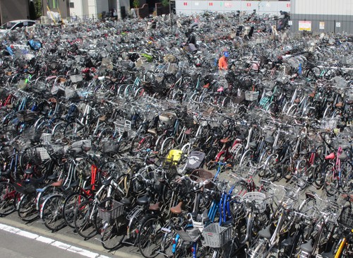 これ全部　自転車です。　さて、ここは？