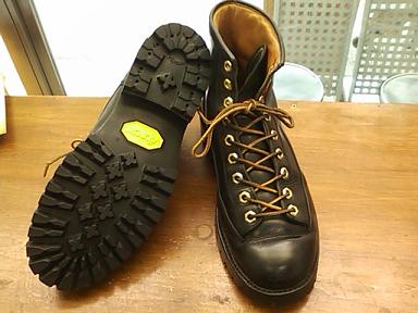 マウンテンブーツ ソール張替 vibram#100