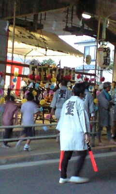 日野八坂神社お祭りの日のTama★空模様