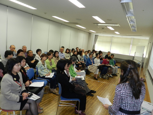 渋谷朋子氏　講演会　　満席　大好評でした