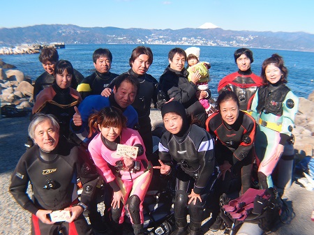 ２０１５年 １．０３　初潜り！初島