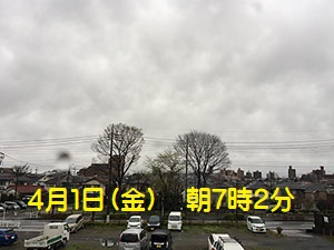 八王子朝空模様・2022.04.01