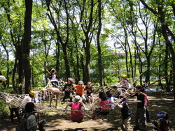 福島と小平の子どもたち☆プレーパークで思いっきり遊ぼう！