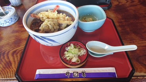 升冨さんの天ぷら蕎麦