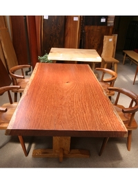 売約済みアフリカンローズ材一枚板テーブル神奈川海老名店祭り屋