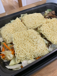 夏休みは焼きそば